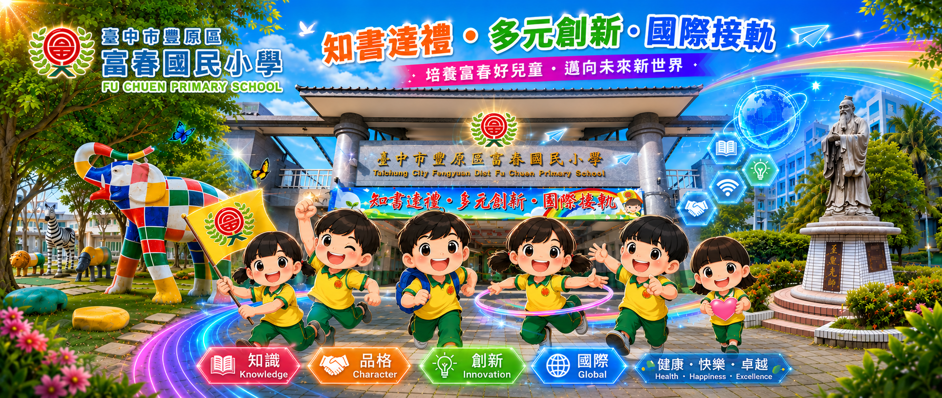 FCPS校門形象圖